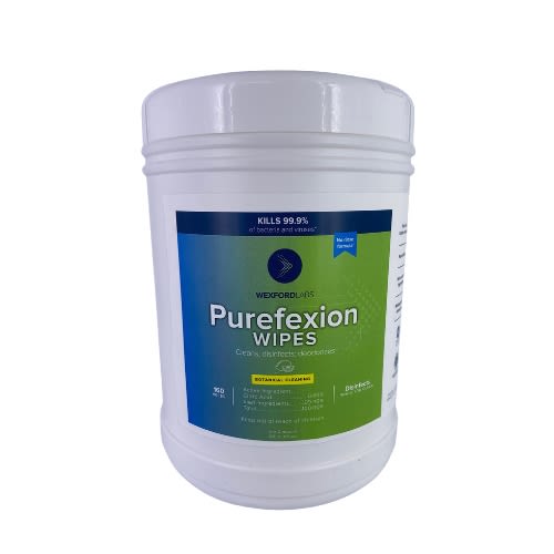 Purefexion EPA N Listed DfE Disinfecting Wipes, 160ct